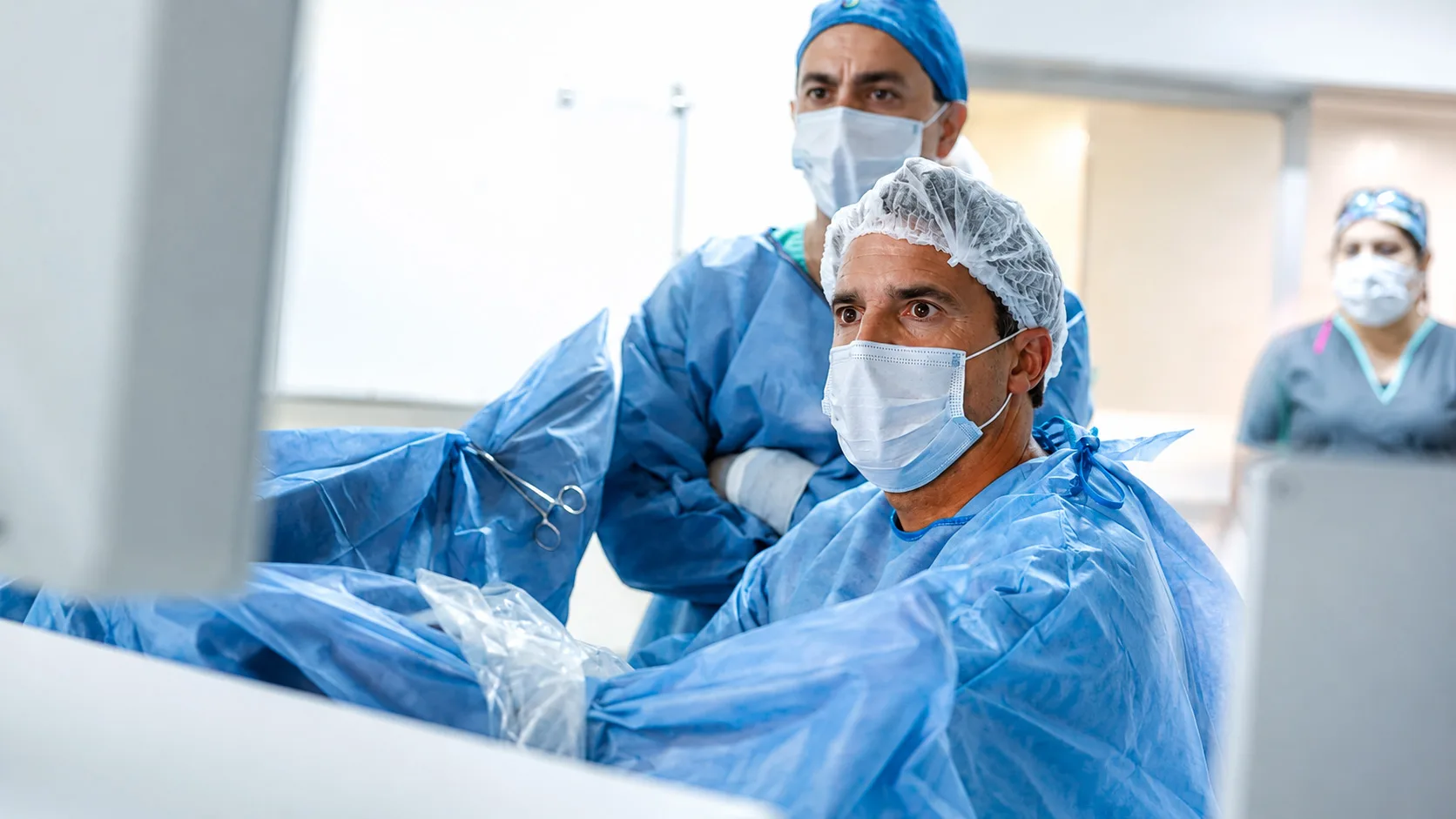 Equipo de HoLEP para enucleación prostática con láser de Holmio